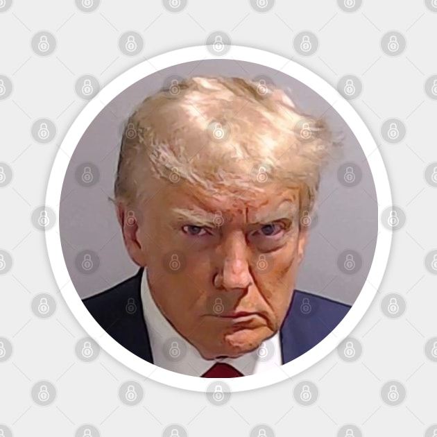 Trump Mugshot Magnet by JennyPool